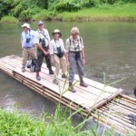 Bamboo Rafting at Dumoga Bone Bamboo Rafting at Dumoga Bone