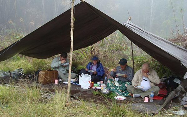 Camping ground at Lore Lindu