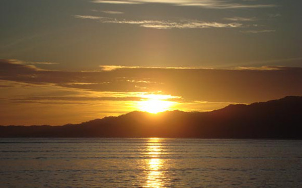 Sunrise on Siladen Island